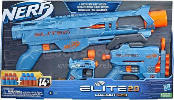 NERF - 61617 - ELITE 2.0- LOADOUT - 3-BLASTER