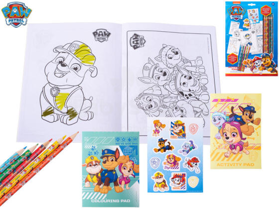 PAW PATROL ZESTAW DO KOLOROWANIA