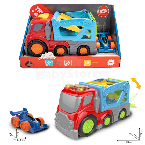 AUTOMOBĪLU KOMPLEKTS 2 IN 1 PUSMAŠĪNA/SACENSĪBAS