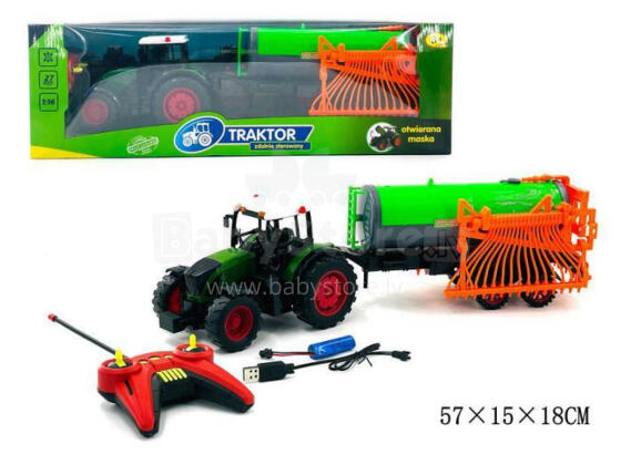 TRAKTORS AR RADIO-LĀDĒTĀJU