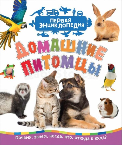 Kids Book Art.28550 Первая энциклопедия Домашние питомцы
