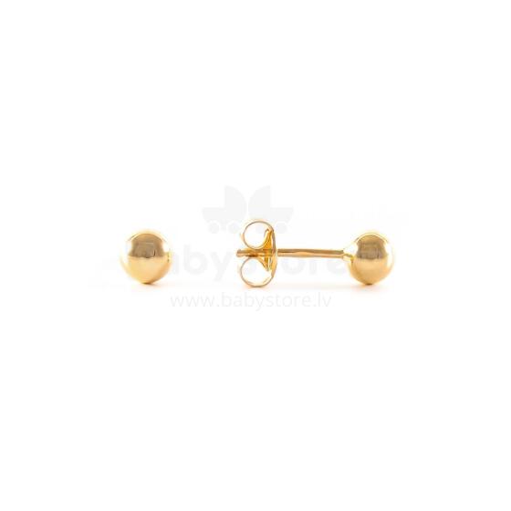 Gold Jewellery Art.ZA3566/4Y Zelta auskari-nagliņas