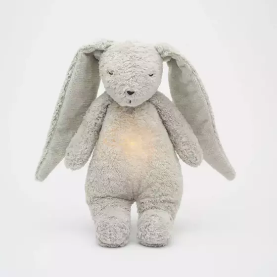 Moonie 2.0 Organic Humming Bunny Art.285921 Grey Children's night light "Bunny", from 0 months.