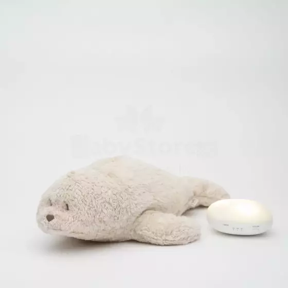 Moonie 2.0 Organic Humming Seal Art.285928 Sand Детский светильник-ночник Тюлень , от 0 мес.