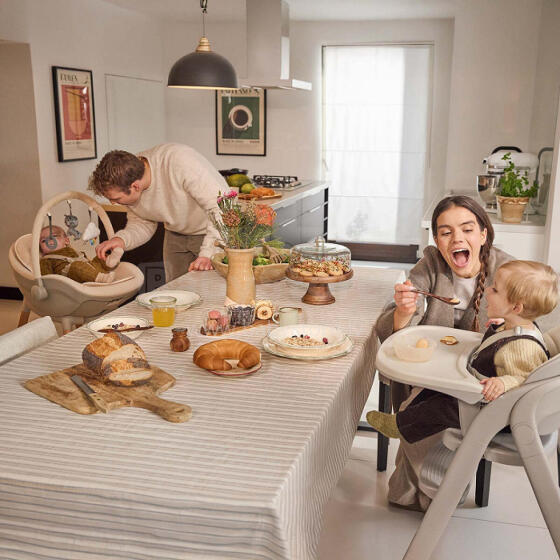 KINDERKRAFT TINO krēsls bežs līdz 110kg