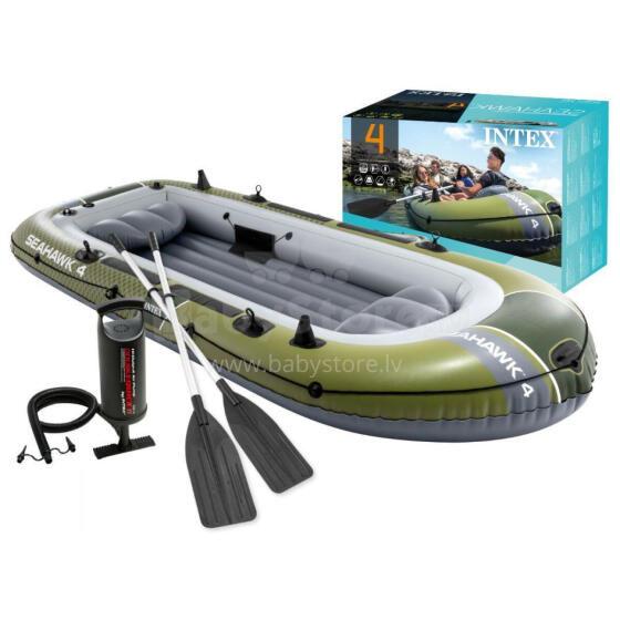 Ponton dmuchāmais Seahawk 4 4-personām sūknis 2 airi INTEX 66334