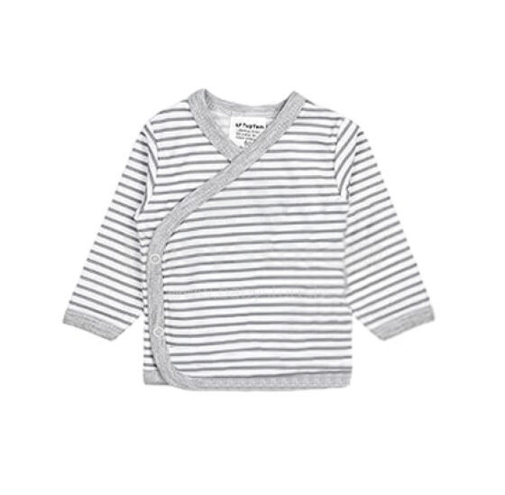 La Bebe™ Krekliņš jaundzimušajam ar garām piedurknēm (1 gab.), Art.024674,  56 izmērs, 100% kokvilna