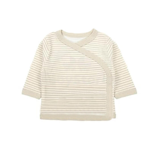 La Bebe™ Long-Sleeved Wrap Shirt for Newborn (1 pc), Art.024624, Size 56, 100% Cotton