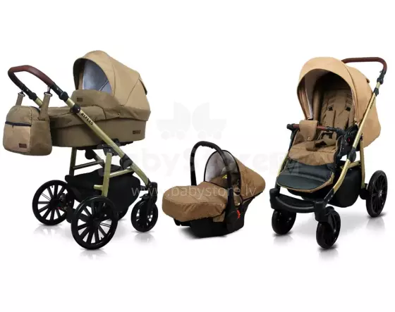 Babylux Aspero Art.286105 Chocolate Универсальная коляска 3 в 1