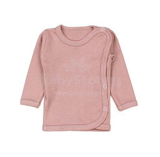 La Bebe™ Long-Sleeved Wrap Shirt for Newborn (1 pc), Art.024636, Size 56, 100% Cotton