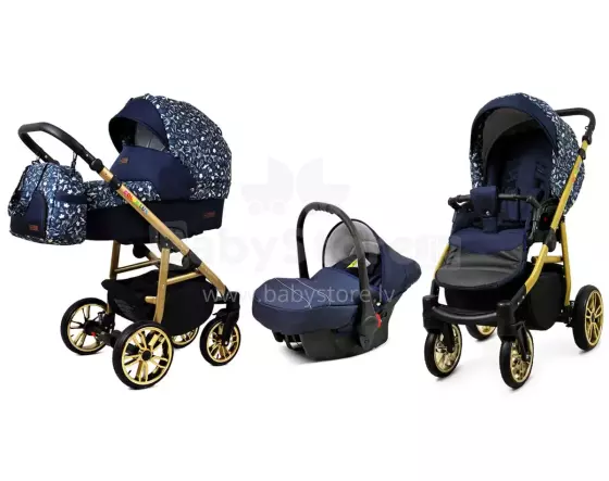 Babylux Color Lux Art.286193 Forest Deer  Универсальная коляска 3 в 1