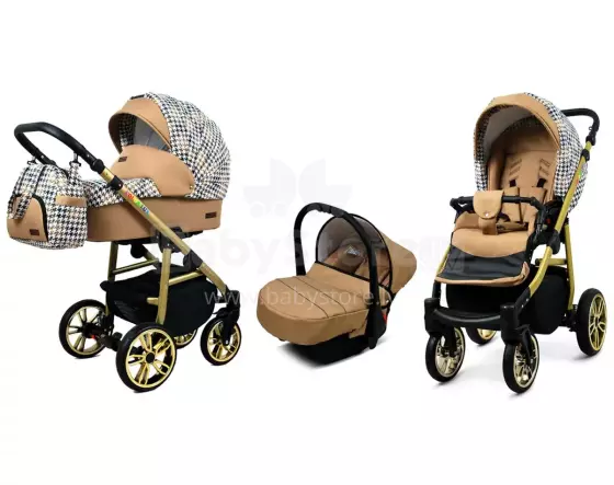 Babylux Color Lux Art.286195 Gold Hound Universal 3-in-1 stroller