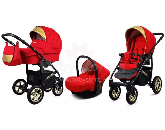 Babylux Gold Lux Art.286212 Scarlett  Универсальная коляска 3 в 1