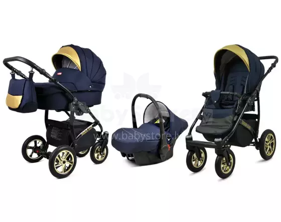 Babylux Gold Lux Art.286213 Shell  Универсальная коляска 3 в 1