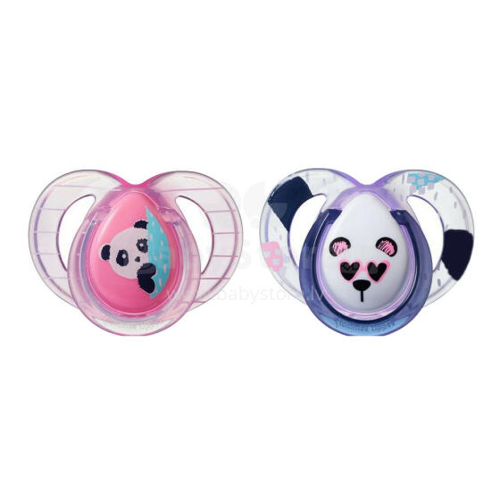 Tommee Tippee Art.43336403 Anytime Ортодонтическая силиконовая соска 6-18м 2 шт.