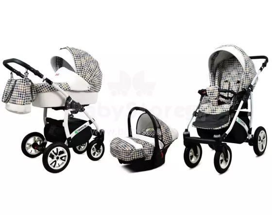 Babylux Tropical Art.286424 Gold and Black  Universālie rati/ratiņi 3 in1