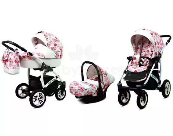 Babylux Tropical Art.286426 Hibiscus  Универсальная коляска 3 в 1
