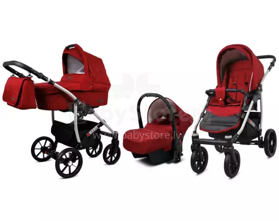 Babylux Qbaro Art.286463 Chili Universālie rati/ratiņi 3 in1
