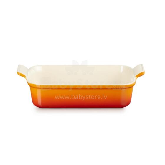 Cepamtrauks taisnstūra Heritage akmens masas 26x19cm / 2,4L oranžs