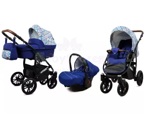 Babylux Optimal Art.286503 Portuquesse Tiles Universālie rati/ratiņi 3 in1