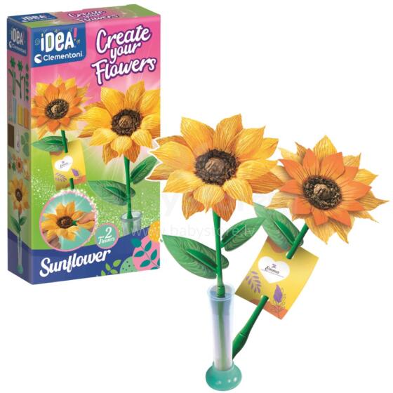 Idea Art Creative Kit Mini Flower Factory Sunflower Clementoni 18347