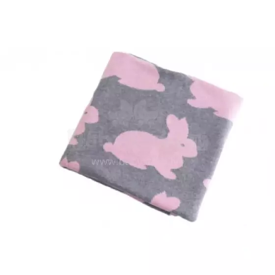 MiniWorld Knitted Blanket Art.286631 Alphabet Children's cotton blanket/plaid 80x100 cm