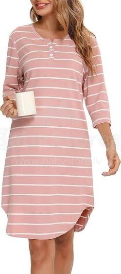 Italian Fashion Night Dress Art.286680 Pink  Naktskrekliņs grūtniecēm / barošanai