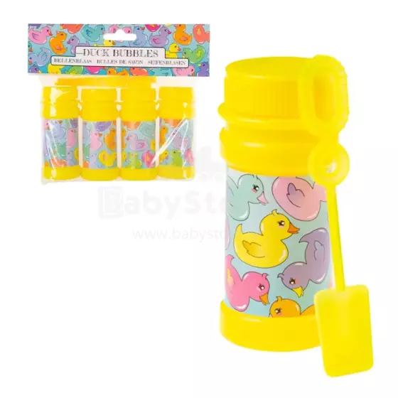 Happy Toys Duck Bubbles Art.4919 Ziepju burbuļi 60ml  - 4 gabali komplekts