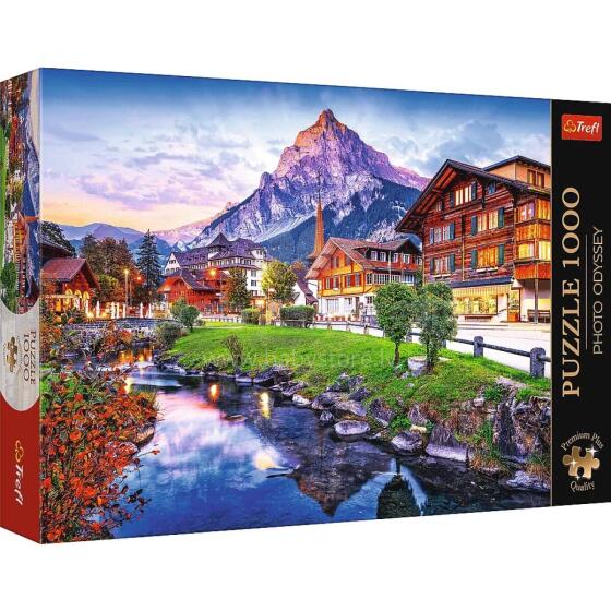 Puzzle - 1000 Premium Plus - Foto Odiseja: Alpu Pilsēta - Trefl 10854