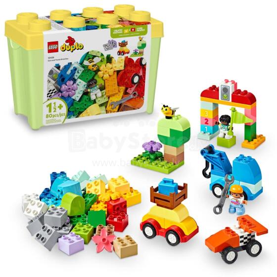Lego Classic Duplo Art.10439 Konstruktors, radošais komplekts,80 gab