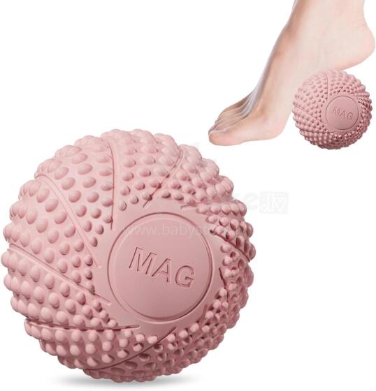 Kidsworld Sensory Balls/Tip Foot Massager  Art.287150 Pink Сенсорный массажный ёжик/мяч 7 см,1 шт