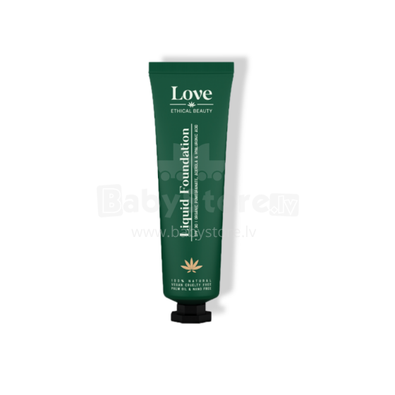 Love Ethical Beauty BB Cream Fair Warm SPF30 Art.287228  dabīgais BB krēms SPF30 ar alveju un mežrozīšu eļļu, tonis Fair Warm, 1 ml Testeris