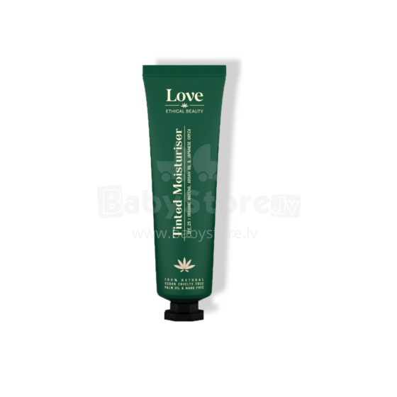 Love Ethical Beauty BB Cream Toon Medium SPF25 Art.287230  dabīgais BB krēms SPF25 ar alveju un mežrozīšu eļļu, tonis Medium, 1 ml Testeris