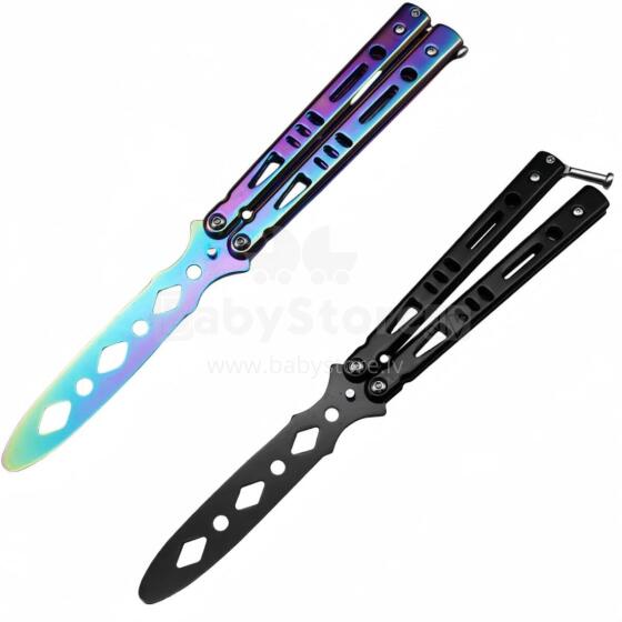 Butterfly Knife Art.287278 Tauriņu nazis treniņiem 21cm,2 gab