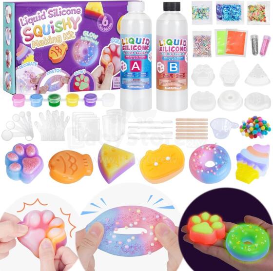 Squishy DIY Kit Art.287282  Дополнительный комплект для изготовления сквиши