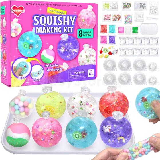 Doodora Squishy DIY Kit Art.287283  Дополнительный комплект для изготовления сквиши