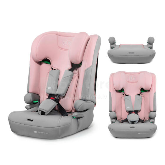 KINDERKRAFT Automašīnas sēdeklis I-COMFY i-Size ROZĀ