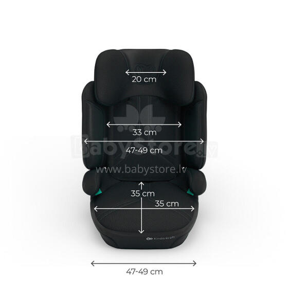 KINDERKRAFT Автокресло XPAND 2 PRO i-Size 100-150 см Графитовый черный