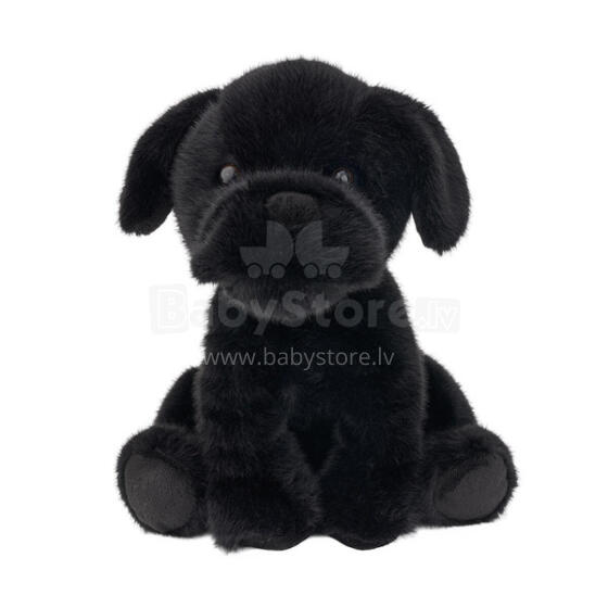 Mīkstā rotaļlieta - 14187 - BULDOGS - MELNS - izmērs 25cm