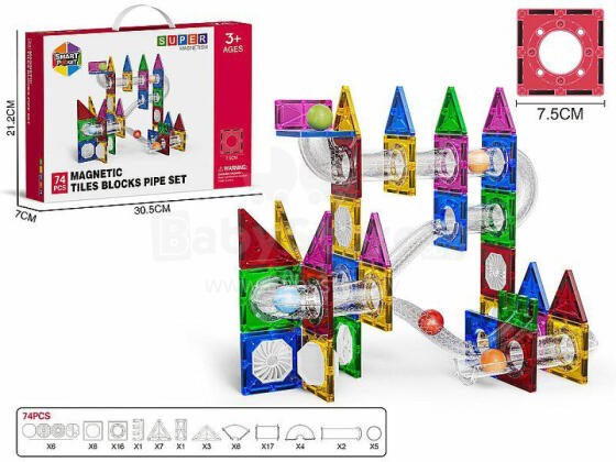 MAGNETISKIE KLOCKI 74 EL ADAR
