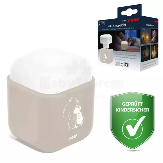 Reer 2in1 SleepLight Art.287524 Cream  Night Light