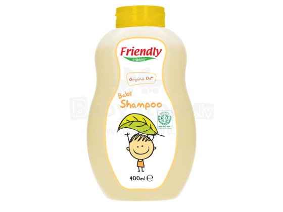 Friendly Organic Shampoo  Art.287532 free organic and unscented hair and body wash for babies, 400 ml