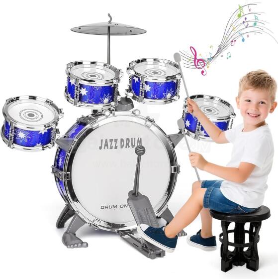 Kidsworld Musical Drum  Art.287534  Комплект барабанов для юных музыкантов