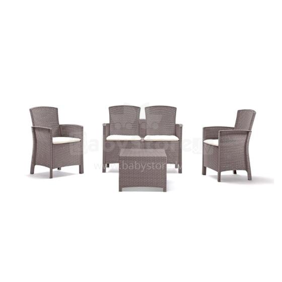 Garden furniture set Set Lido 2 Storage beige