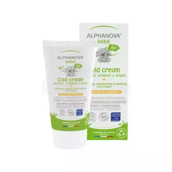 Alphanova Bebe Cold Cream Art.287578 органический питательный крем для защиты от холода и непогоды, 50 мл,