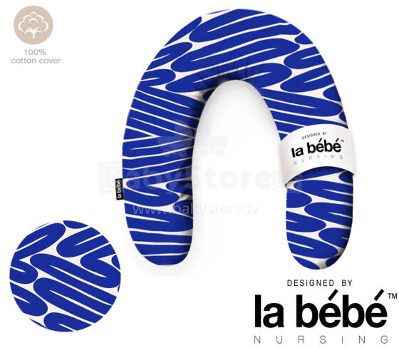 La Bebe™ Rich Maternity Pillow Art. 5-172 Wild Life. Подковка для сна, кормления малыша 30x104 cm