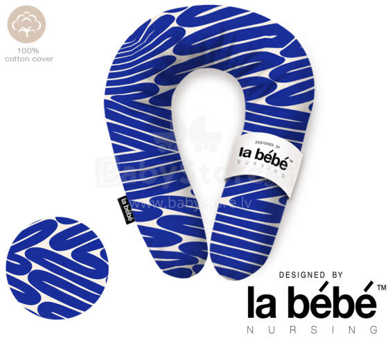 La Bebe™ Snug Maternity Pillow Art. 5-172 Wild Life. Pakaviņš (pakavs) mazuļa barošanai / gulēšanai / pakaviņš grūtniecēm, 20x70 cm