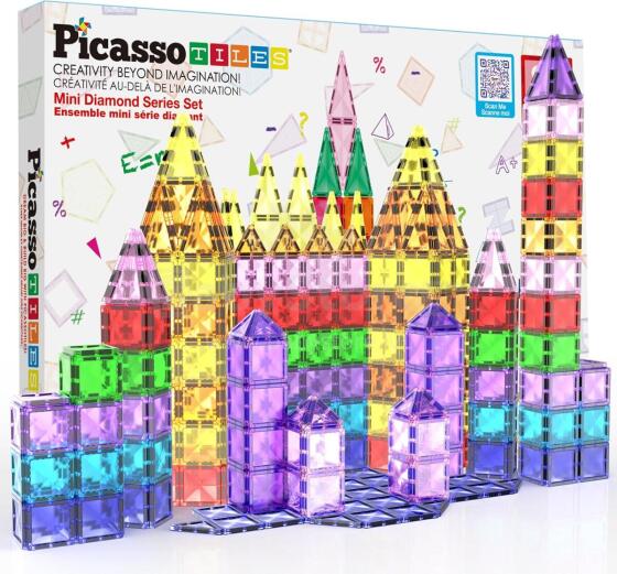 PICASSO TILES Magnētiskais konstruktors 80 gab., PTM80