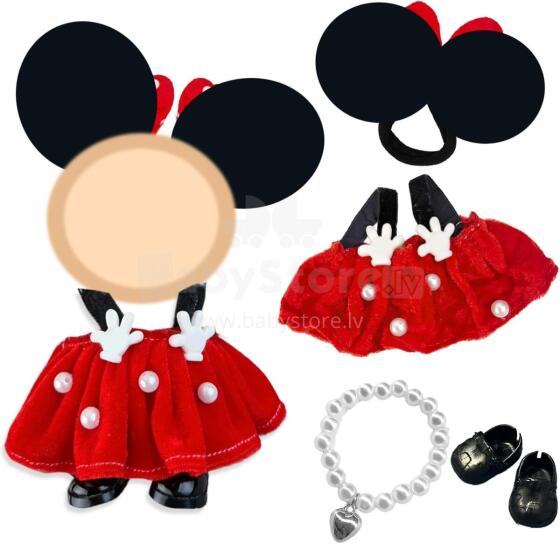 Kidsworld Doll Cloth Minnie Art.287806 A set of clothes for dolls 17 cm tall