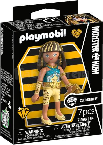 PLAYMOBIL Monster High – Cleo de Nile Figure Set for Mystical Role Play & Halloween Fun